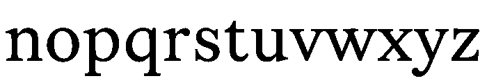 Lingo Regular Instance Font LOWERCASE