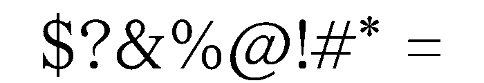 Lingo Thin Instance Font OTHER CHARS