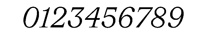 Lingo ThinItalic Instance Font OTHER CHARS