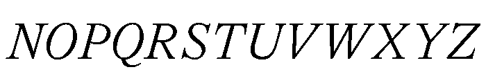 Lingo ThinItalic Instance Font UPPERCASE