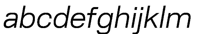 Liningweb Oblique FONT