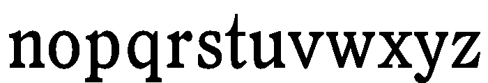 LiteraturaFuture Bold Font LOWERCASE