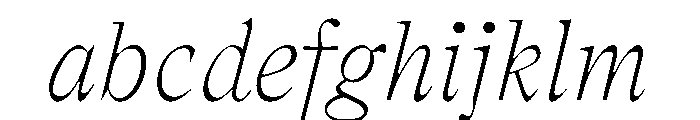 LiteraturaFuture Italic FONT