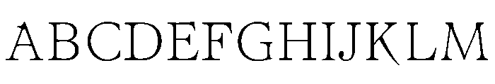 LiteraturaFuture Regular Font UPPERCASE