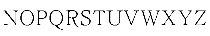 LiteraturaFuture Regular Font UPPERCASE