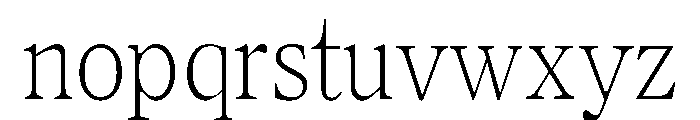 LiteraturaFuture Regular Font LOWERCASE