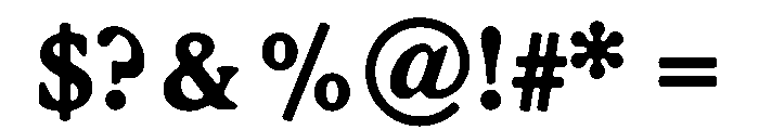 LiteraturaPast Bold Font OTHER CHARS