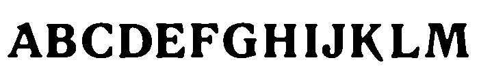 LiteraturaPast Bold Font UPPERCASE
