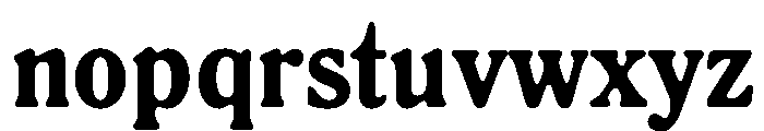 LiteraturaPast Bold Font LOWERCASE