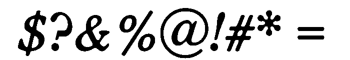 LiteraturaPast Italic Font OTHER CHARS