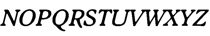 LiteraturaPast Italic Font UPPERCASE