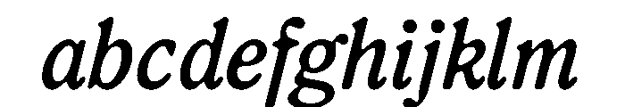 LiteraturaPast Italic FONT