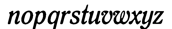 LiteraturaPast Italic Font LOWERCASE