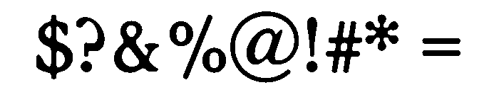 LiteraturaPast Regular Font OTHER CHARS