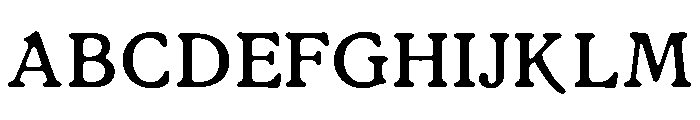 LiteraturaPast Regular Font UPPERCASE