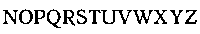 LiteraturaPast Regular Font UPPERCASE