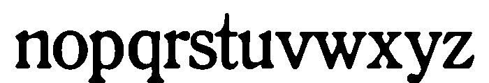 LiteraturaPast Regular Font LOWERCASE
