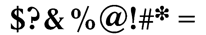 LiteraturaPresent Bold Font OTHER CHARS