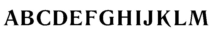 LiteraturaPresent Bold Font UPPERCASE
