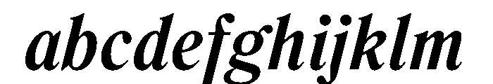 LiteraturaPresent BoldItalic FONT