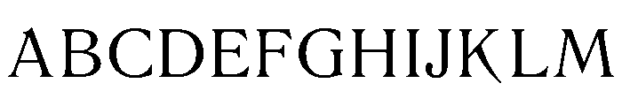 LiteraturaPresent Regular Font UPPERCASE