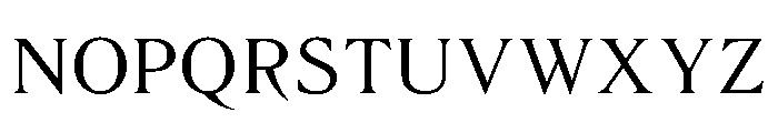 LiteraturaPresent Regular Font UPPERCASE