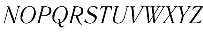 Literaturnaya Italic Font UPPERCASE