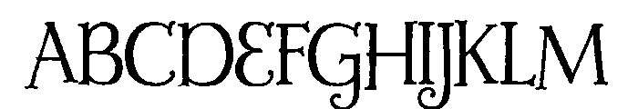 Liam Regular Font UPPERCASE