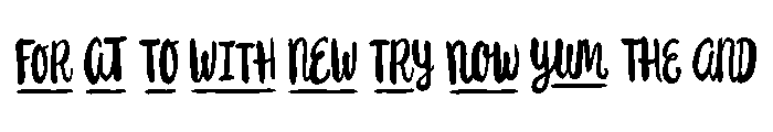 Likely Catchwords Font OTHER CHARS