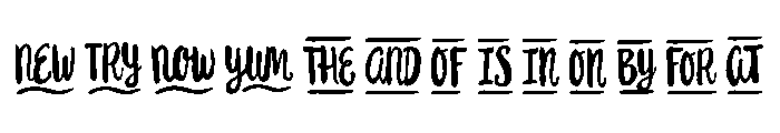 Likely Catchwords FONT
