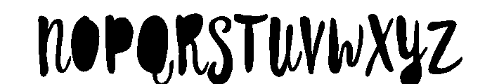 Likely Regular Fill Font UPPERCASE