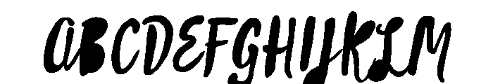 Likely Regular Italic Fill Font UPPERCASE