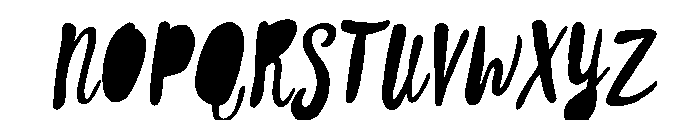 Likely Regular Italic Fill Font UPPERCASE