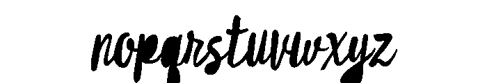 Likely Regular Italic Fill Font LOWERCASE