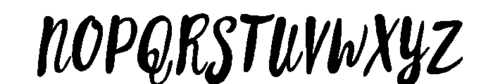 Likely Regular Italic Font UPPERCASE