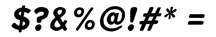 Likely Sans Regular Italic Color Font OTHER CHARS