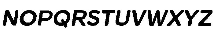 Likely Sans Regular Italic Color Font LOWERCASE