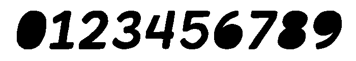 Likely Sans Regular Italic Fill Font OTHER CHARS