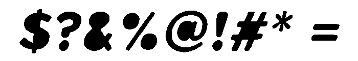 Likely Sans Regular Italic Fill Font OTHER CHARS