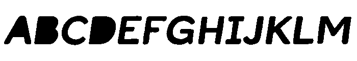Likely Sans Regular Italic Fill FONT