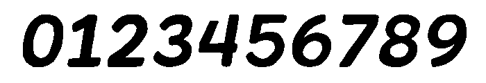 Likely Sans Regular Italic Font OTHER CHARS