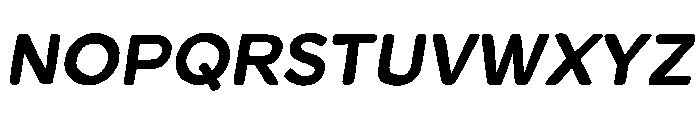 Likely Sans Regular Italic Font UPPERCASE