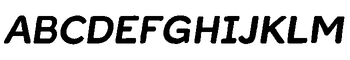 Likely Sans Regular Italic FONT