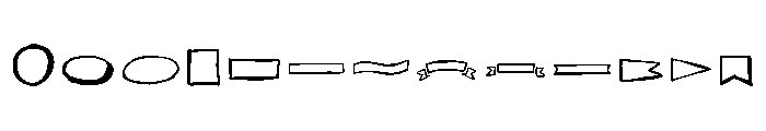 Likely Shapes Font UPPERCASE