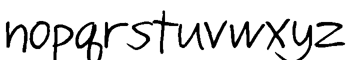 Lil Diva Regular Font LOWERCASE