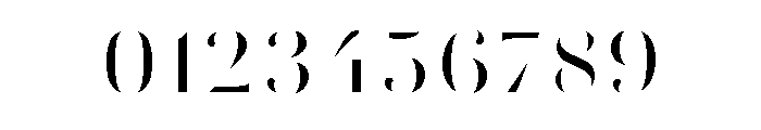Limon Didone Regular Fill Font OTHER CHARS