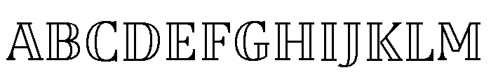 Limon Didone Regular Outline FONT