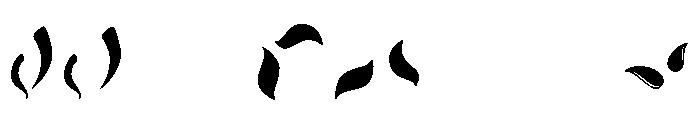 Limon Dingbats Fill Font UPPERCASE