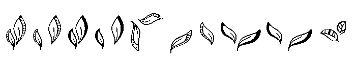 Limon Dingbats Font UPPERCASE