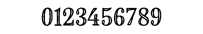 Limon Regular Marker Outline Font OTHER CHARS